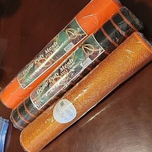 3 Deco Mesh Rolls